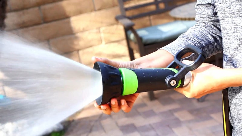 GREEN MOUNT GSFNG98 Garden Hose Nozzle, Fireman's Hose Heavy Duty Nozzle, Premium Constructed Sprayer with Ergonomic Handle for Arthritis - Image 3
